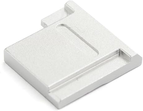 Silver Metal Hot Shoe Cover Cap Protector for Canon Cameras EOS 5D Mark IV,5D Mark III,1D Mark III,7D, 6D Mark II,77D,80D, EOS Rebel T7i,T6s,T6i