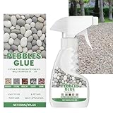 Pebble Glue,Glue Binder,Resin Gravel Bin/der for Water-Based Stones,Bark,Patios & Garden Paths,Waterbased Bin/der for Pebbles & Stones on Borders,Gravel Gl/ue for Garden St/ones,Pe/bble Gl/ue Outdoor