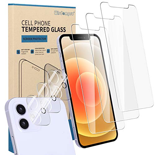 Film protecteur iPhone 12 et protection objectif appareil photo en verre trempé transparent