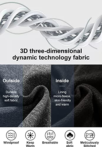 Chrisuno Mens Lightweight Full Zip Hooded Sweatshirt Fleece With Kanga Pocket Hoodies Xl Grey #TOP4