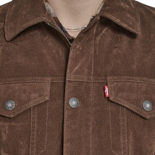 Image of Levi's Men's Faux Leather Classic Trucker Jacket