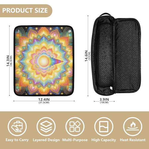 Estuche de viaje 2 en 1 para herramientas de cabello miniatura 4