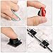 Blulu 100 Piezas Mini Clips de Cable de Exterior con Cinta Adhesiva...