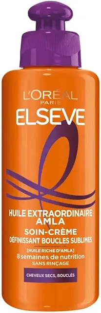 Soin Crème Définissant Huile Extraordinaire pour Cheveux Bouclés - L'Oréal Paris Elseve 200 ml