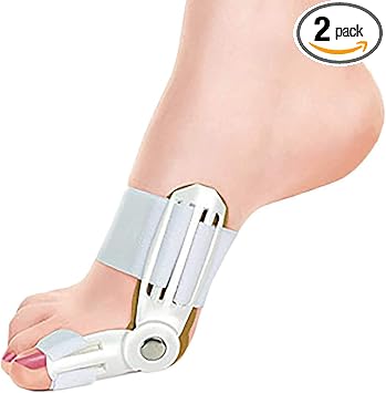 Extreme Fit Orthopedic Bunion Corrector for Women and Men 2-Pack Adjustable, Soft-Comfort Hammer Toe Straightener Hammer Toe Corrector for Women and Men Breathable, Medical-Grade Bunion Splint
