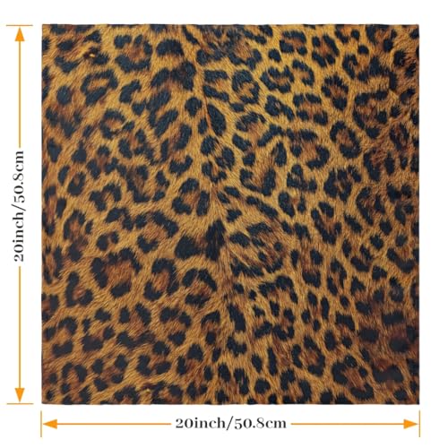 Servilletas de tela pack x6 Leopard 20x20 pulg miniatura 2