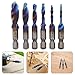 MAGICLULU 6pcs Hss Hex Shank Drill and Tap Bit Set M3 M10 Combination Drill Tap Bits for Metal Threading and Stainless Steel Drilling with Spiral Twist for Industrial Use