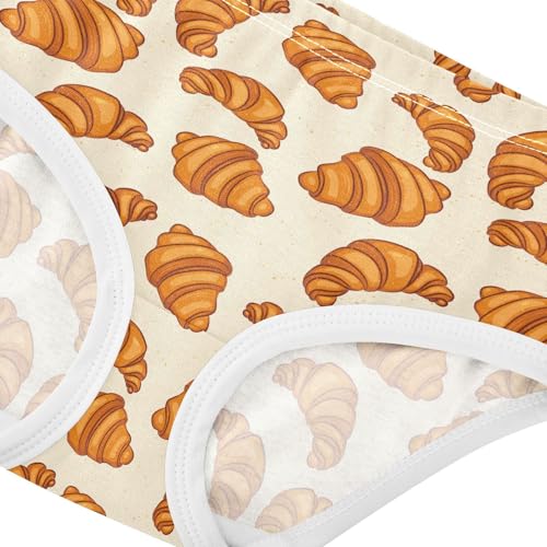 Girls' Underwear Croissant Bread Cotton Stretch Comfort Toddler Panties4