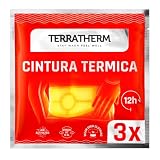 TerraTherm Cintura Termica 12 Ore Piacevole Calore, Taglia S-XL