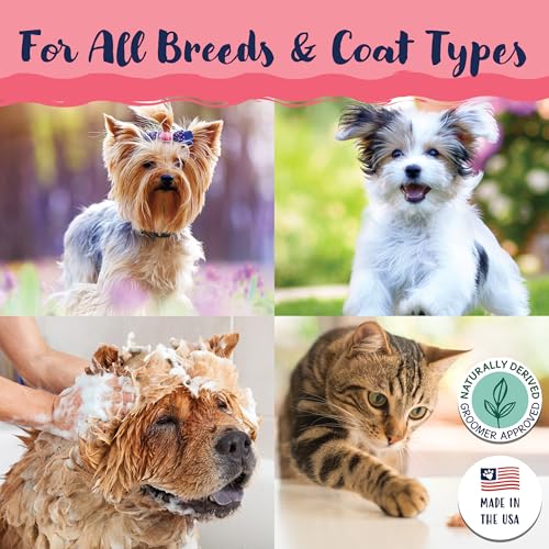 Image of Bobbi Panter 2-in-1 Cat Shampoo & Conditioner - Detangling Natural Formula Reduces Shedding & Matting, Softens Coat, Tear-Free, 10:1 Concentrate, 13 oz (Case of 12)