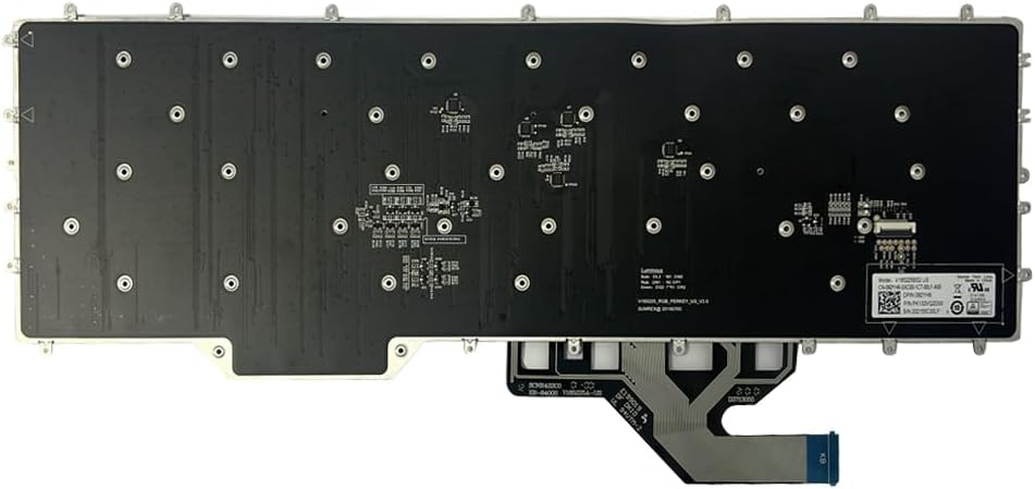 GinTai RGB Laptops Keyboard Backlit US Replacement for Dell M17 R2 M17 R3 C5VV3 0C5VV3 PK132VQ2F01 RGB (White)