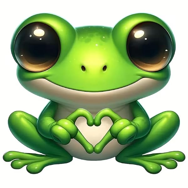 Compared to The Heart Frog PVC Matte Vinyl Car Surface Decals Stickers Waterproof Self-Adhesive Decals for Cars, Laptops, Trucks, Motorcycles Wall Window Luggage Scratch Cover Door Decor Sticker by DIDOSOFT - Used condition - US$6.21