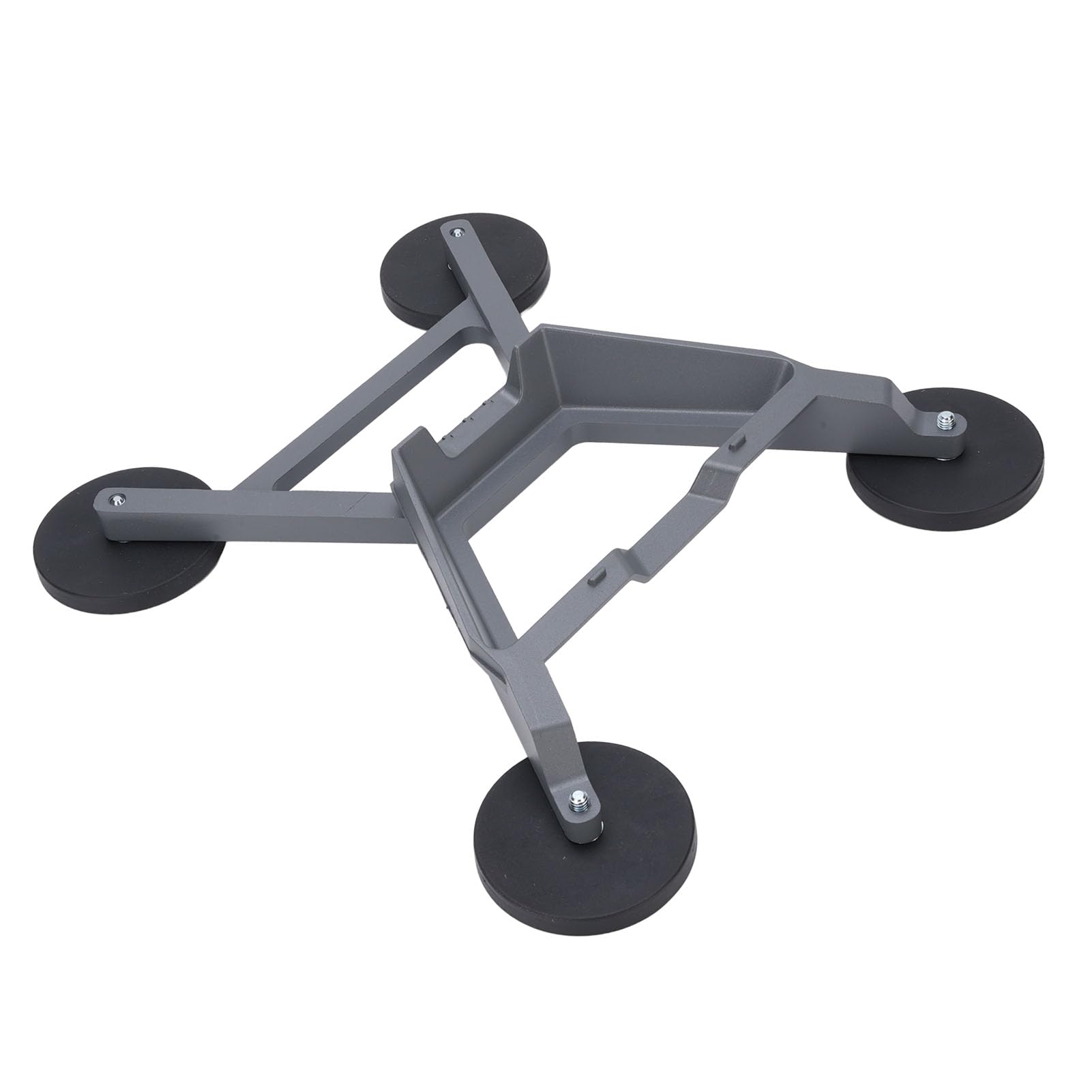 plplaaoo Soporte Rectangular con Ventosa para satélite, ángulo Ajustable, Fuerte Capacidad de Carga, Soporte para Techo Solar de Coche para recepción de Mini señal, aleación de Aluminio,