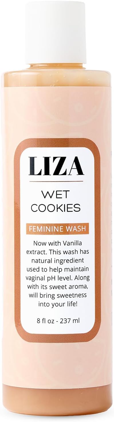 Liza Cosmetics Vanilla Feminine Wash โ pH-Balanced Gentle Yoni Cleanser with Soft Vanilla Scent โ Daily Intimate Wash for Freshness & Confidence โ 8 oz