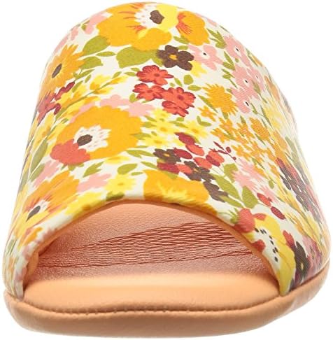 Pansy(パンジー) Women's Room Shoes Heel Slippers, Orange, L | Image 1