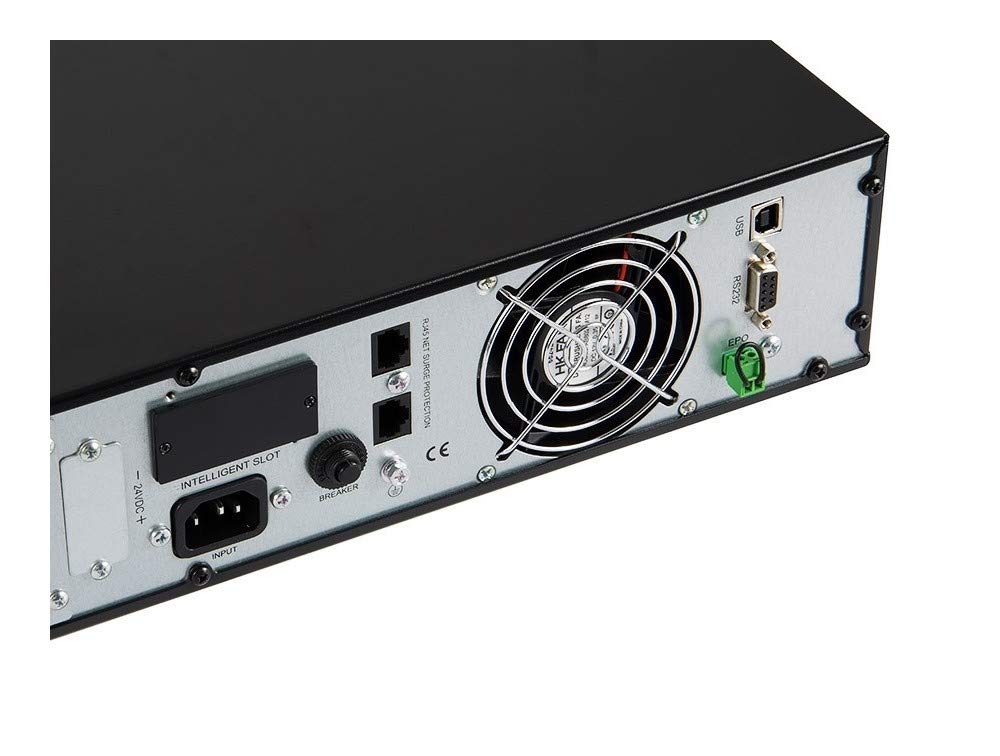 Green Cell Pro USV Rack Mount Sistema de alimentación ininterrumpida 1000VA (900W) con protección contra sobretensiones 230V Online 6X IEC320 C13-10A USB RS232