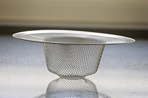 Mesh Sink Strainer, Prevents Sink Clogging From Food & Hair, Great for Stainless Steel Sinks, Set of 2 - Thumbnail 3