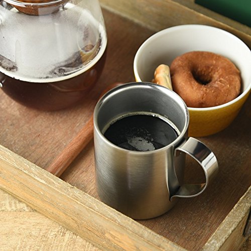 Amazon.co.jp: ダブルウォール ステンレスマグカップ 320ml : Home