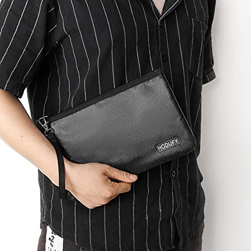 Fireproof Money Bag (2000℉), Fireproof Document Bags, Fireproof Bag, Money Bag, Bank Cash Bag With Zipper & Strap, Suitable For A5 Documents, Bank Inventory, Passport (Black) #TOP6