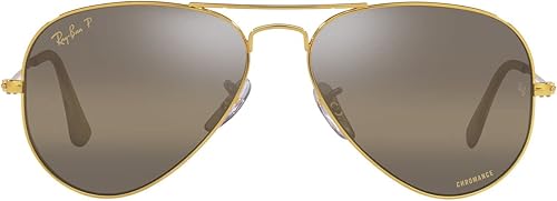 Vista 51 de Ray-Ban Rb3025 Classic Aviator - Lentes de sol clásicos de aviador Polarizado dorado/verde