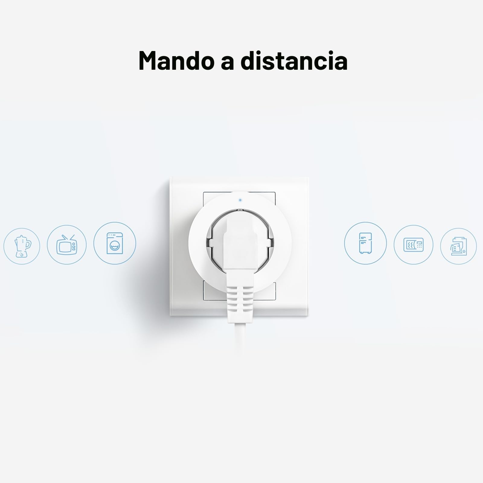 Aqara Enchufe Inteligente, Requiere HUB, Zigbee 3.0, con Programación, Temporizador y Control de Voz, Control de Energía, Compatible con HomeKit, Alexa, Google Assistant e SmartThings