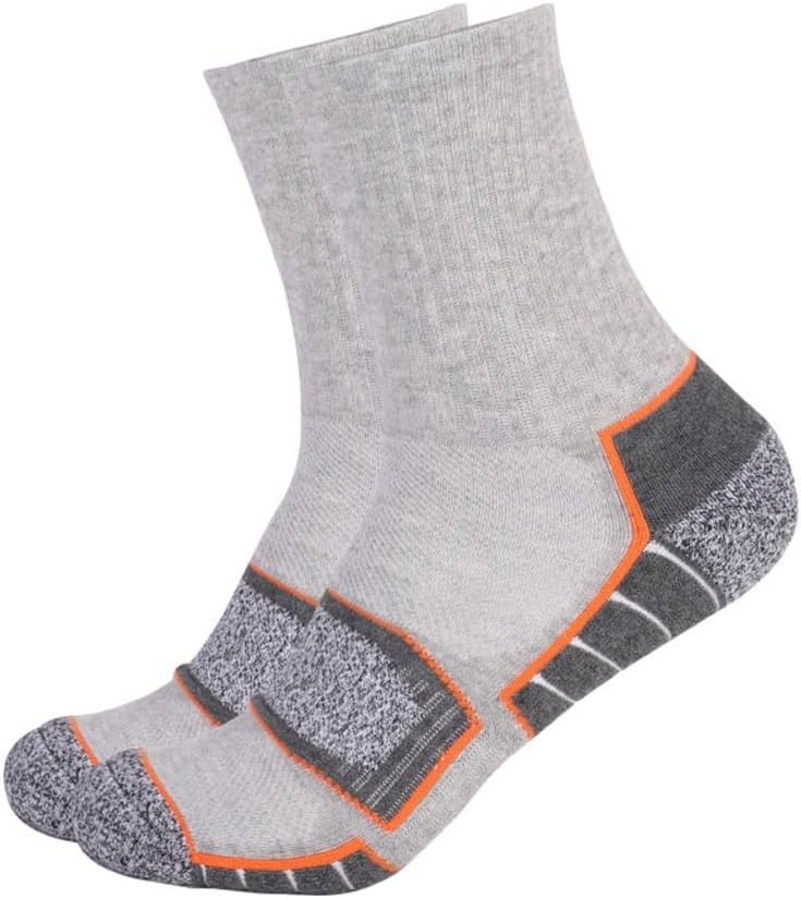 Medium Length Sports Socks with Thickened Towel Bottom for Mountain Climbing and Hiking to Absorb Sweat(XL)