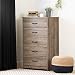 South Shore Tassio 5-Drawer Chest Weathered Oak