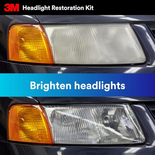 3M Headlight Lens Restoration System, 39008, 1 Kit