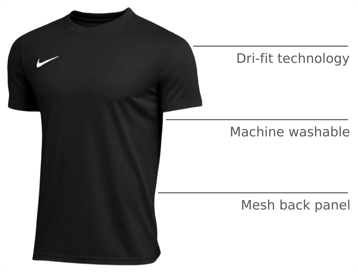 Nike Mens Park Short Sleeve T Shirt product thumbnail 6