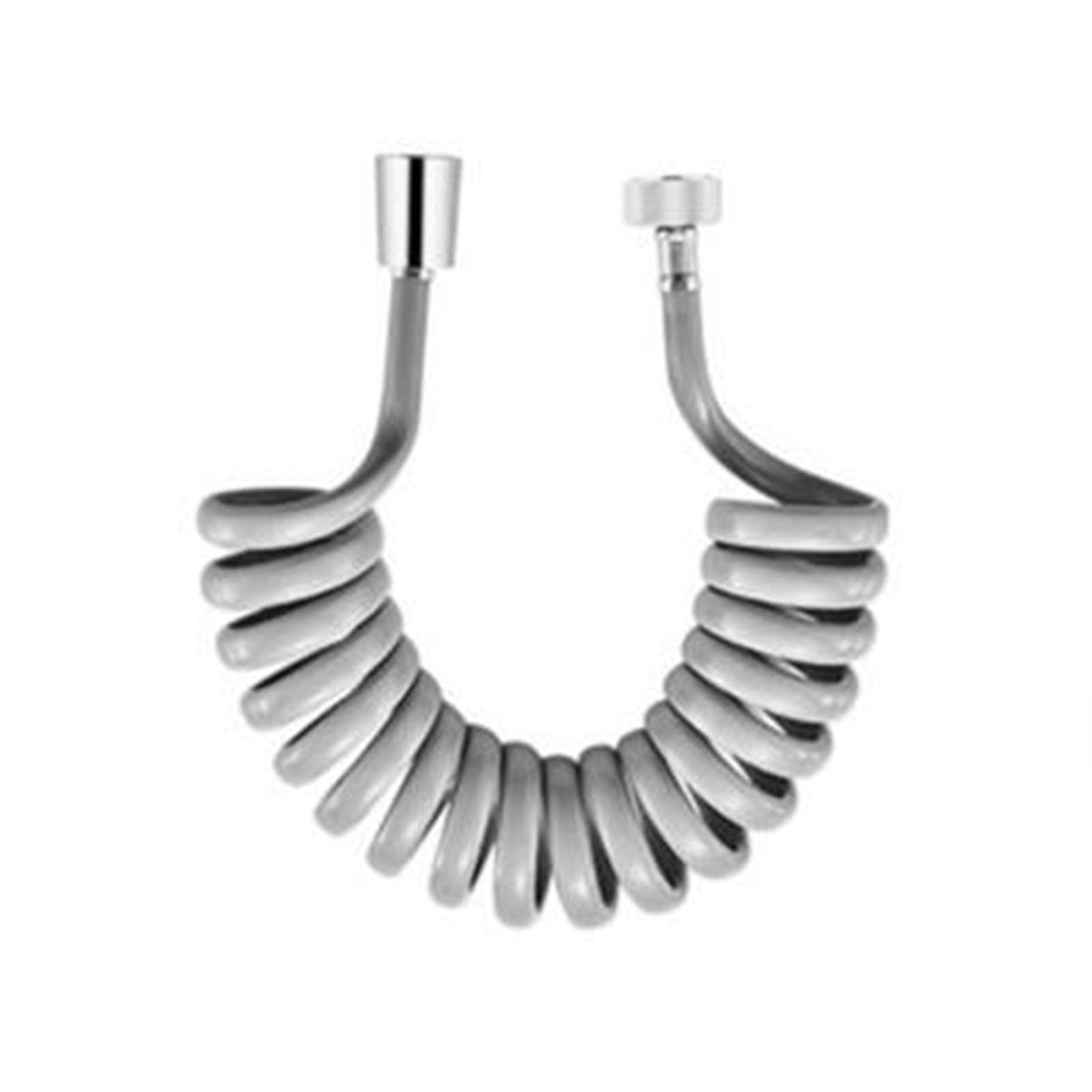 Tymyw Grey Shower Hose Replacement Shower Hose Retractable Shower Hose Spiral Hose Spring Flexible Shower Hose For Spray Gun Faucet Bidet,,118.11In