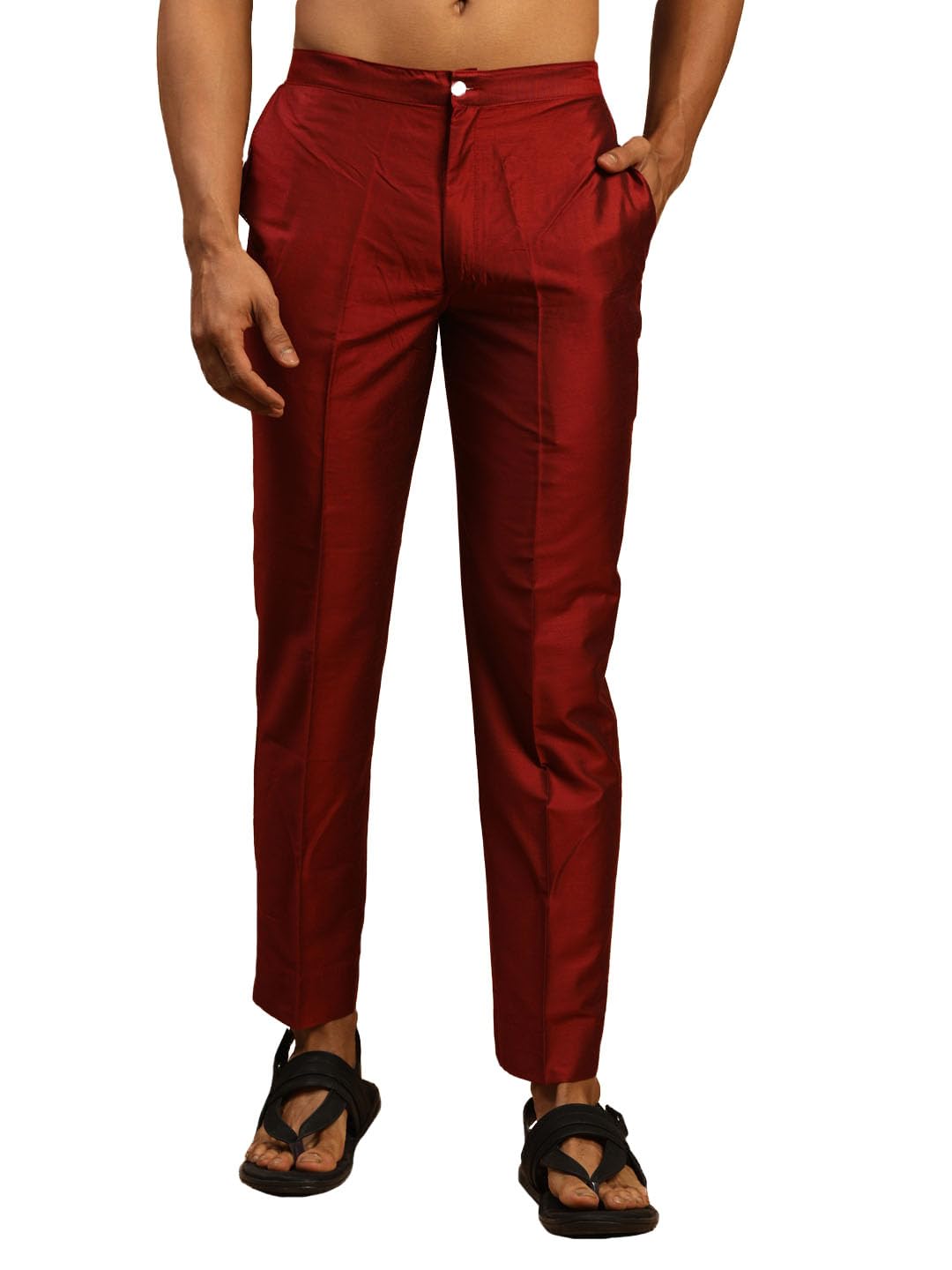 vastramay Men's Viscose Pant Style Pyjama | Viscose Comfortable Pant Style Pyjama With Elastic Waistband And Pockets - Comfortable for Weddings, Festivals-picture-33