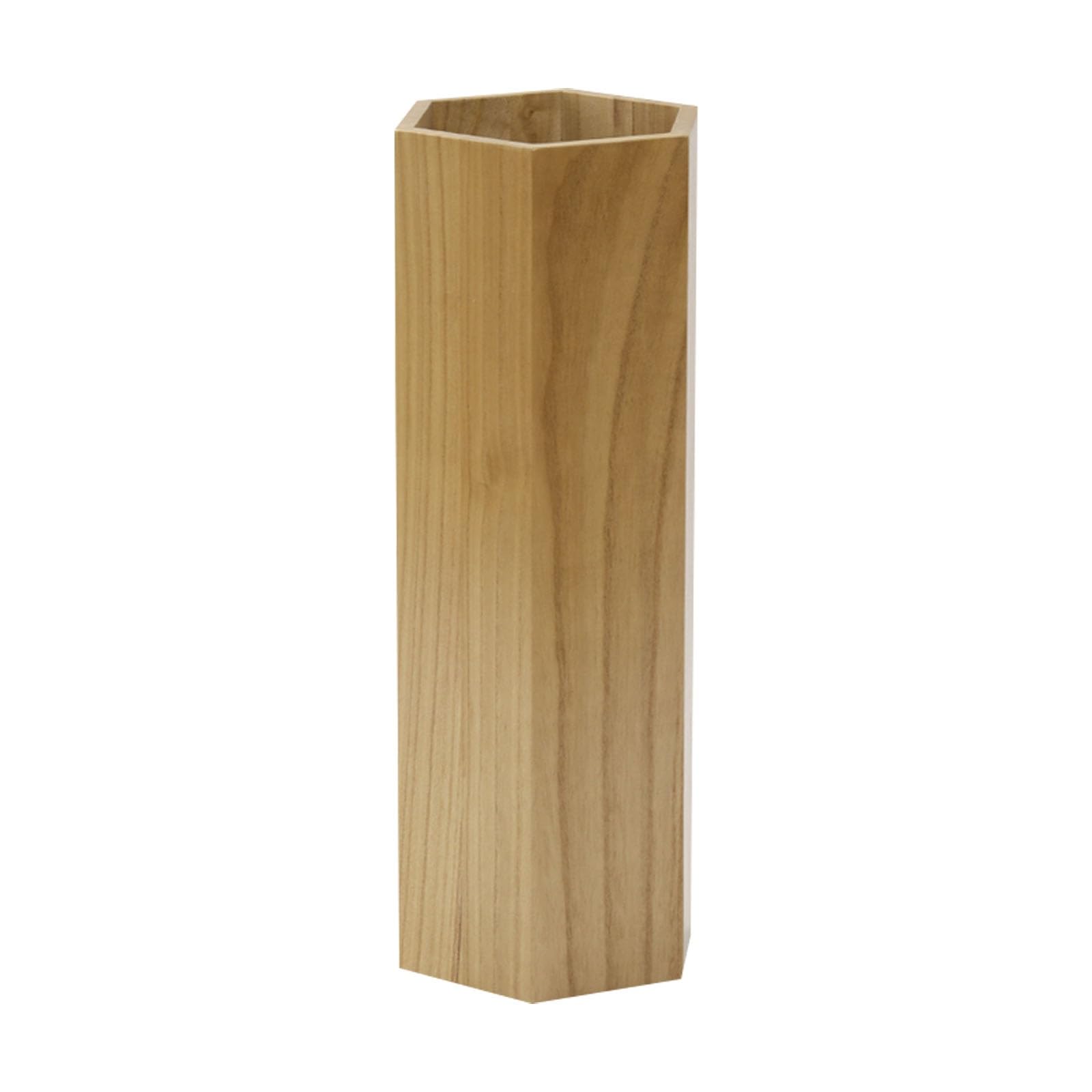 Porte-Parapluie en Bois rectangulaire extérieur abrité et entrée maison