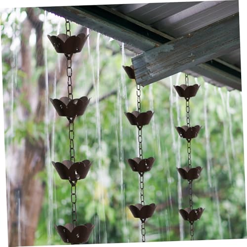 Chaîne de pluie métal pétale haut de gamme pour une architecture extérieure épurée