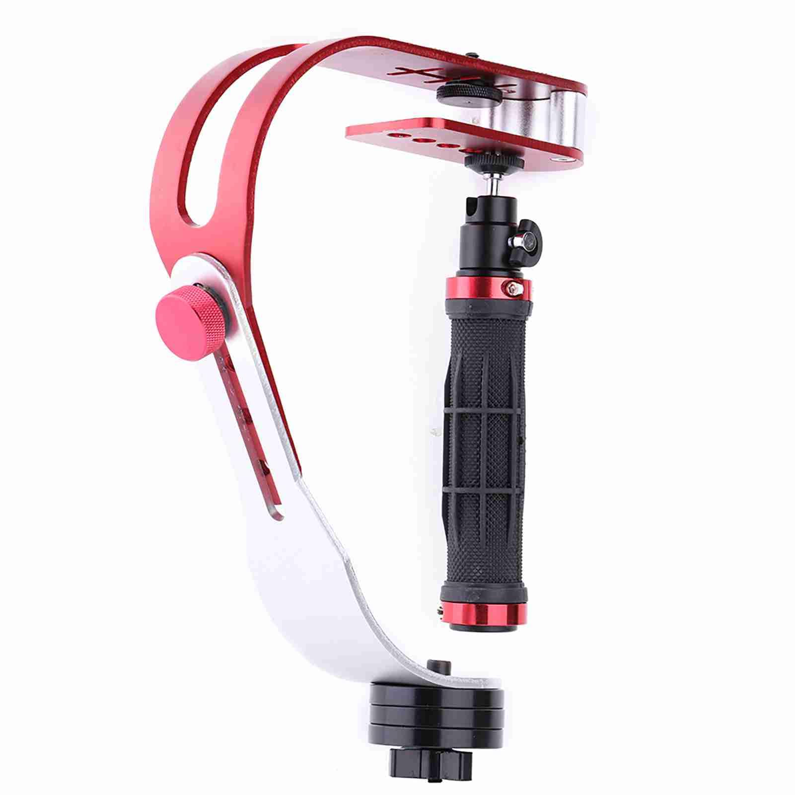 Supporto per Stabilizzatore Video Portatile per Fotocamere DSLR con Impugnatura Comoda e capacità di Peso di 2,1 Libbre Perfetto per i Cineasti Lega di Alluminio