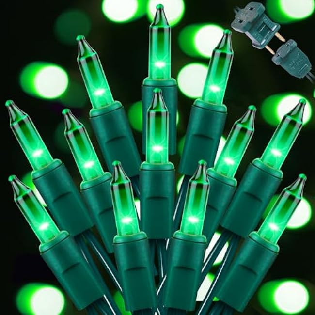 Orange Halloween Light, 100 Count 20FT String Light,120V UL Certified Orange String Lights, Plug in Brown Wire Fall Lights Waterproof for Spooky Thanksgiving Party Decor