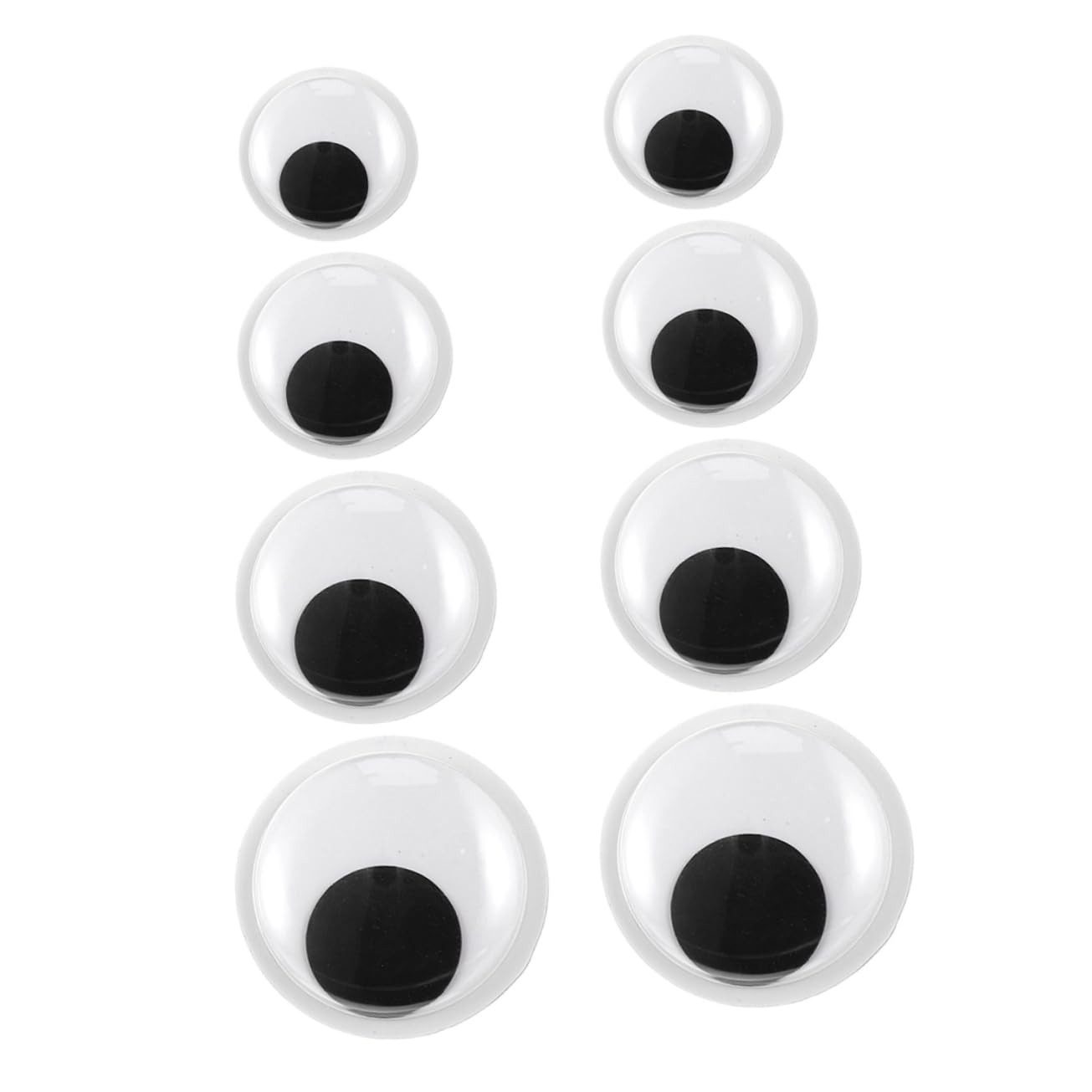 LALAFINA DIY Craft Eyes 8pcs Eyes Large Perfect for Dolls Puppets Amigurumi Birthday Cards