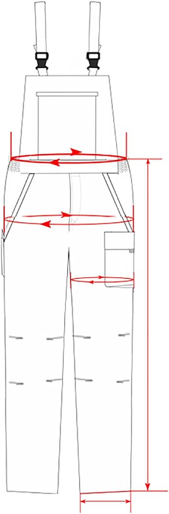 Lenmipot Cotton Overall Durable Multi-pockets Working Pants Jumpsuits