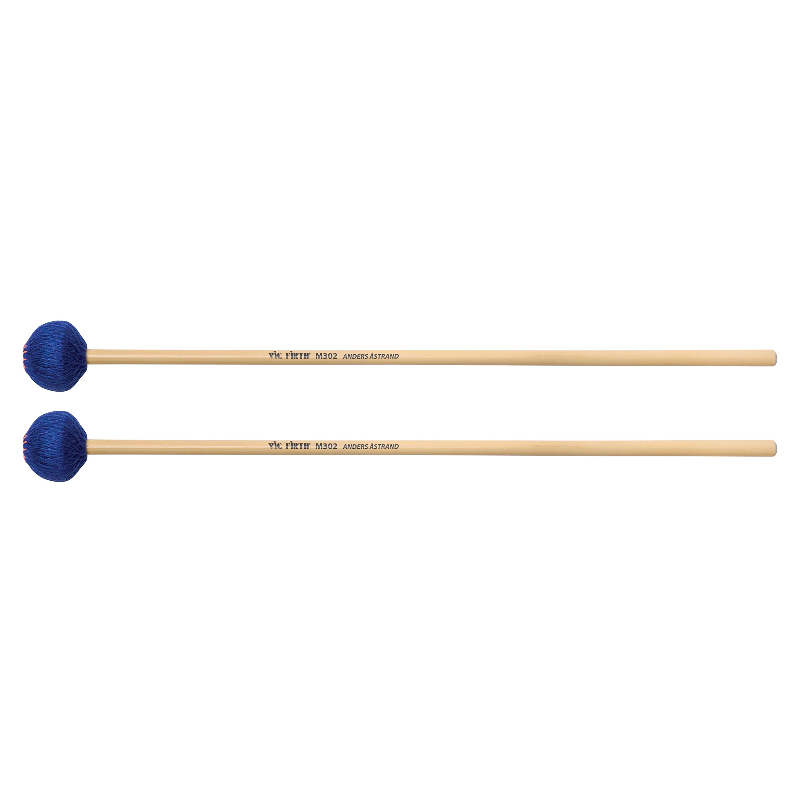 Vic FIrth - Signature Series Marimba and Vibraphone Mallets - M302 - Anders Åstrand Keyboard - Medium - Blue - Image 3