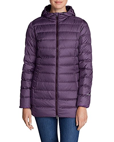 Eddie Bauer Women's CirrusLite Down Parka (Small), Dark Plum Heather