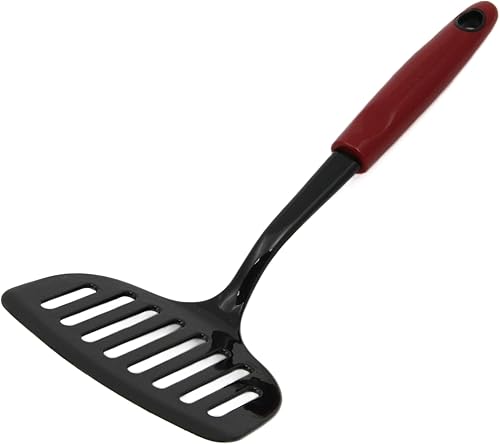 Chef Craft Select Nylon Jumbo TurnerEspátula, 12 pulgadas, Rojo