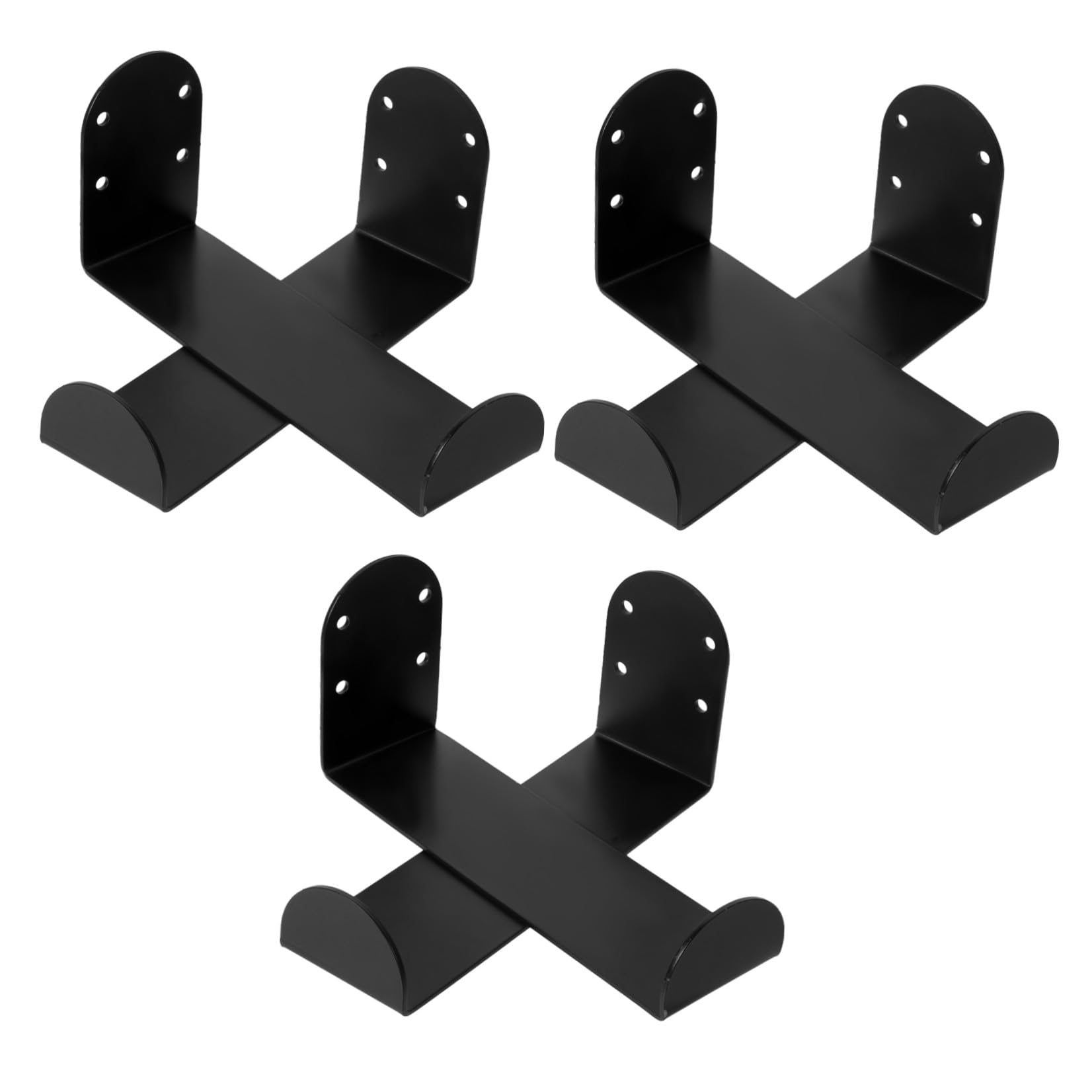 TOYANDONA 6 Pezzi Supporto da Parete per Snowboard in Metallo, Montaggio | Garage e Appartamenti, Supporto Robusto, Installazione Rapida, Ottimizza Spazio, Colore Nero
