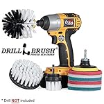 Drillbrush Cleaning Supplies - Detail Brush Set - Upholstery Cleaner Brush - Carpet Cleaner Scrub Brush - Auto Brush Cleaning - Car Cleaning Kit Interior Detailing Kit - Upholstery Cleaning Brush - Image 4