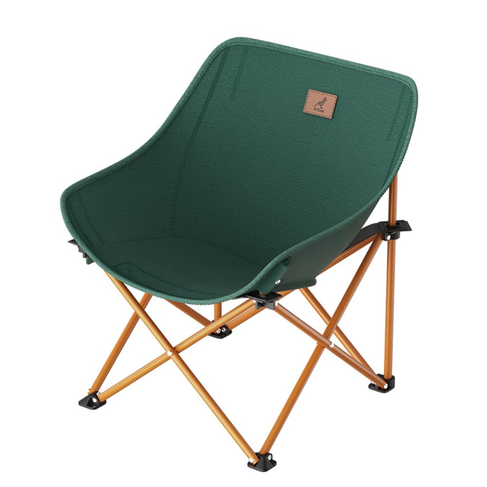 Portable Folding Camping Chair, Lightweight Outdoor Chairs Support 600lbs for Backyard Lawn Beach Camp Chairs