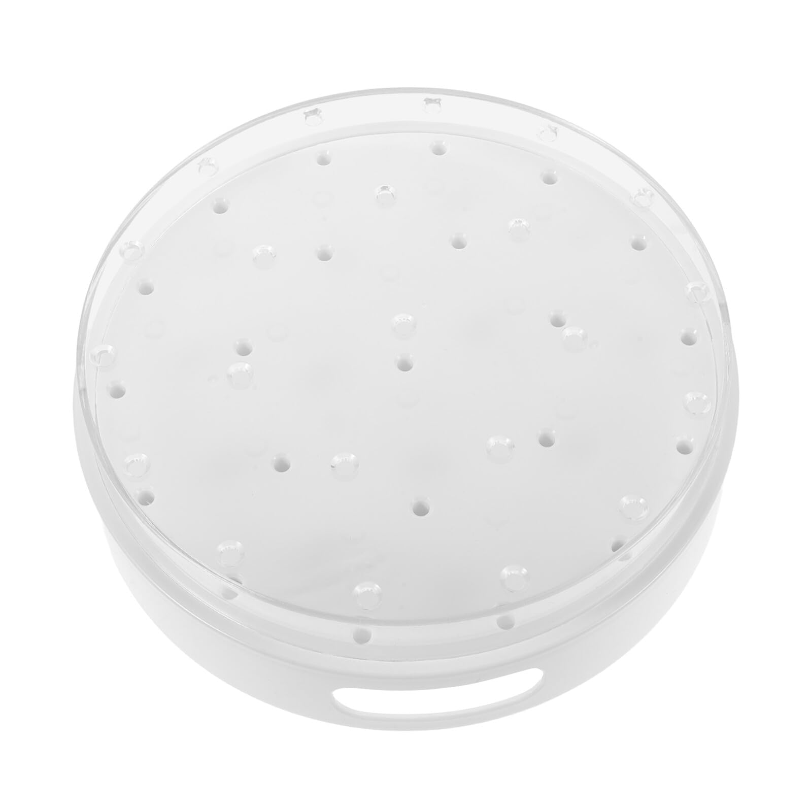 Présentoir cake pops acrylique transparent rond 22 trous pour desserts
