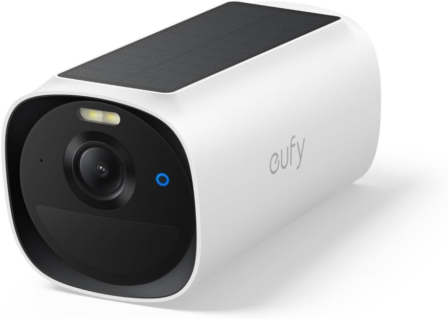eufyCam E40 Add-On Camera, 2K MaxColor Night Vision | Solar Security Camera, Integrated Solar Panel, Local Storage, No Monthly Fee, Homebase 3 Compatible, Easy Set-up, IP66