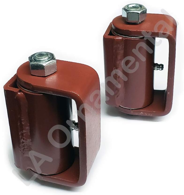 Compatible to Guardian Heavy Duty Weldable Mini Gate Hinge HD Flat Mount Both Sides with Grease Fitting, Zerk Mini 3 1/2", Both Sides Prime Coated, 4 Pieces