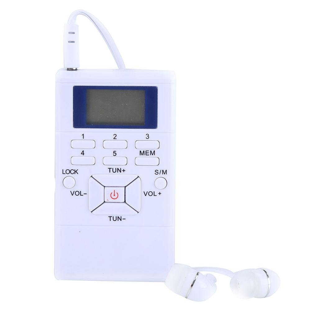 Kexpery Radio Portatile Con FM/AM/SW/DAB, Batteria Ricaricabile E Antenna Rotante 360°