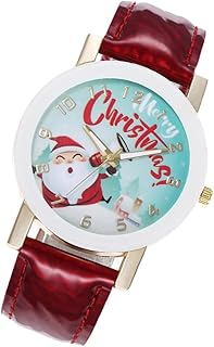 1 PC Relógio De Noel Relógios Digitais Relógios Femininos Bling Relógios Femininos Relógios Eletrônicos De Vidro Relógio De Noel Cinto Relógio Tons De Terra Placa