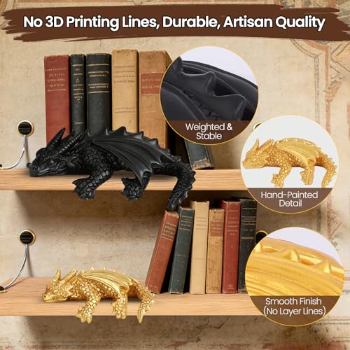 Set de Figuras Dragón para Estante de Resina Sólida miniatura 2