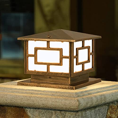 Lampe de balustre extérieure pour illuminer les jardins de villa